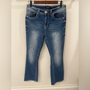 Fire and Rain Y2K jeans with embellished pockets size 13